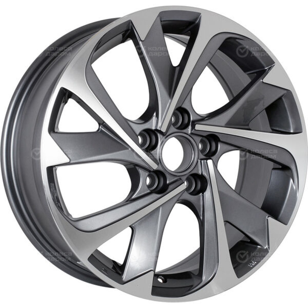 Колесный диск Replay LX73 7xR17 5x114.3 ET35 DIA60.1 насыщенный темно-серый полностью полированный