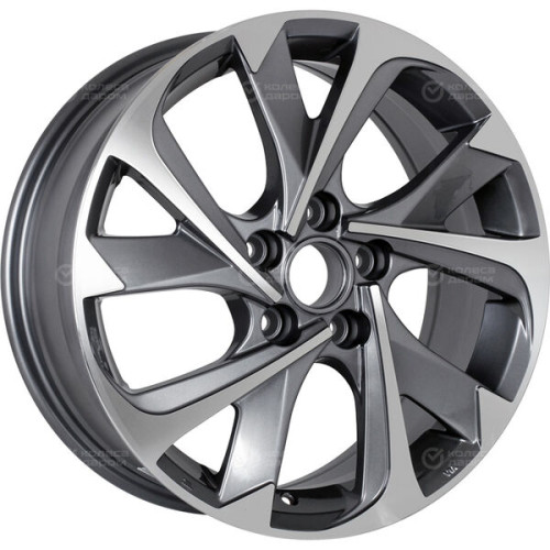 Колесный диск Replay LX73 7xR17 5x114.3 ET35 DIA60.1 насыщенный темно-серый полностью полированный