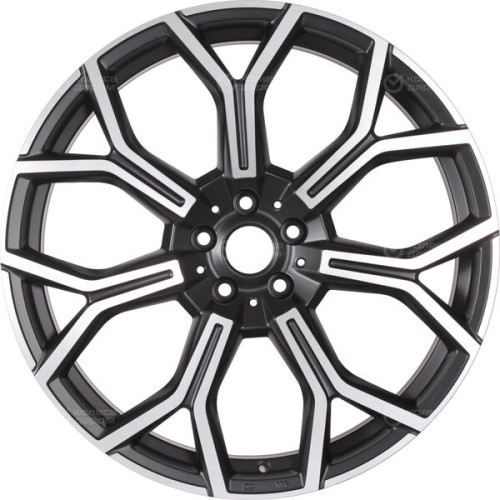 Колесный диск Replay B238 9.5xR21 5x112 ET37 DIA66.6 черный матовый полностью полированный