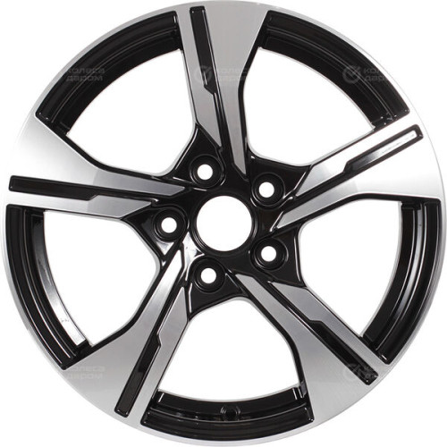 Колесный диск iFree Original КС1053 (16_Seltos) 6.5xR16 5x114.3 ET44 DIA67.1 черный глянцевый с полированными элементами лицевой поверхности