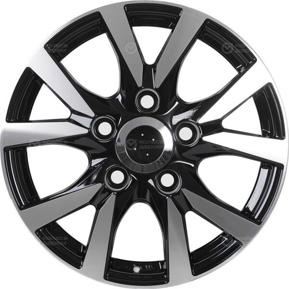 Колесный диск Replay TY237 8xR18 5x150 ET56 DIA110.1 черный полностью полированный