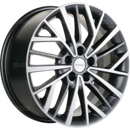 Колесный диск KHOMEN KHW1717 (ZV_17 Chery Tiggo) 7xR17 5x108 ET45 DIA60.1 насыщенный темно-серый полностью полированный