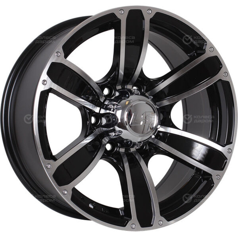 Колесный диск LS LS 766 8xR16 6x139.7 ET10 DIA107.1 черный полностью полированный