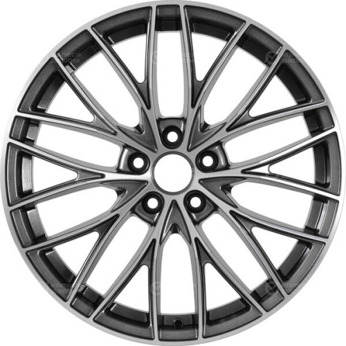 Колесный диск X-trike X130 7.5xR18 5x114.3 ET45 DIA66.1 темно-серебристый с полированной лицевой частью