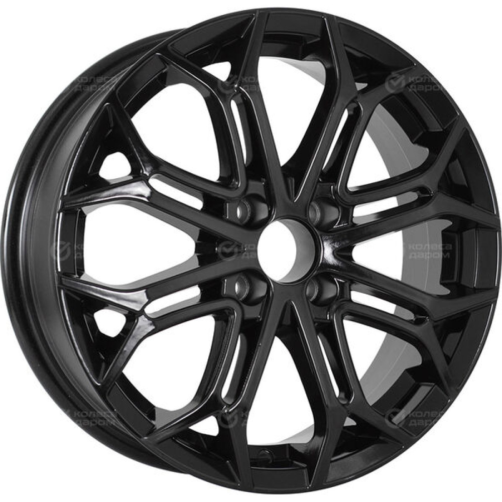 Колесный диск RST R126 6xR16 4x100 ET49 DIA54.1 черный глянцевый