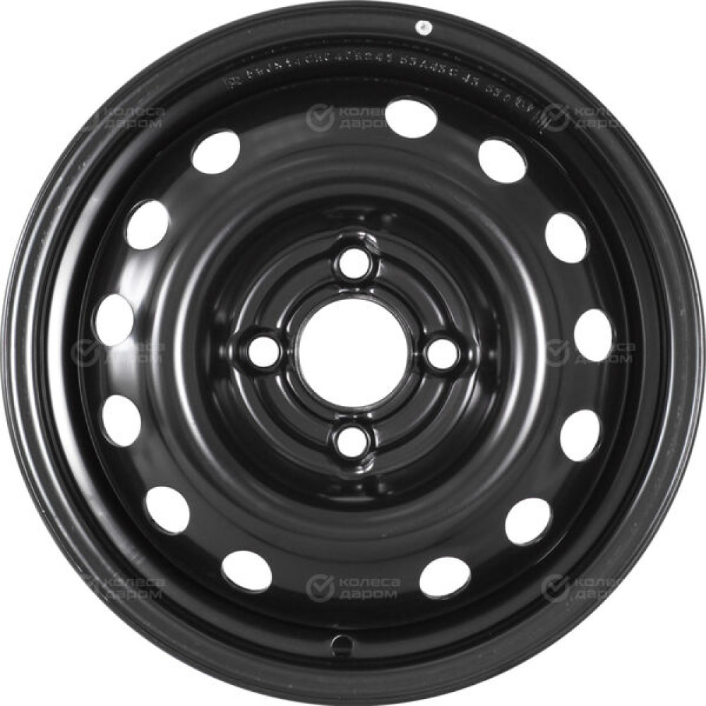 Колесный диск Евразиа ТАПО 53A43C Евразиа ТАПО 5.5xR14 4x100 ET43 DIA60.1 черный