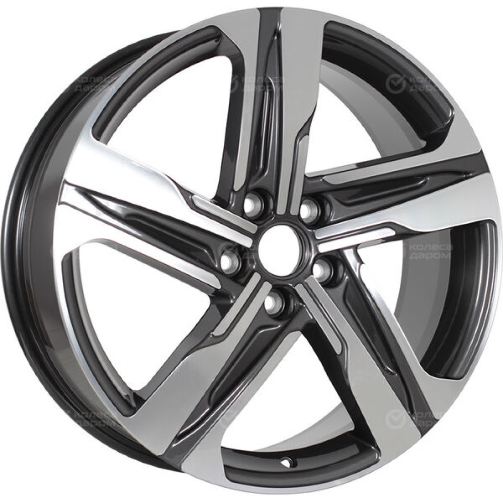 Колесный диск СКАД Premium Series КР004 (19_Tucson) 7.5xR19 5x114.3 ET53 DIA67.1 светло-серый зеркальный