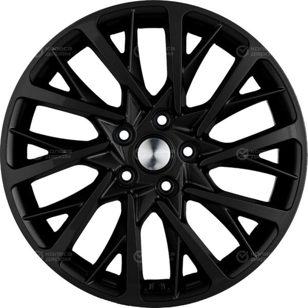 Колесный диск Carwel Оланга 1804 7.5xR18 5x108 ET40 DIA54.1 черный глянцевый