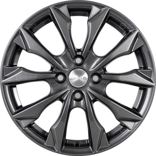 Колесный диск СКАД Нагоя 6xR16 4x100 ET50 DIA60.1 темно-серый цвет с перламутровыми оттенками