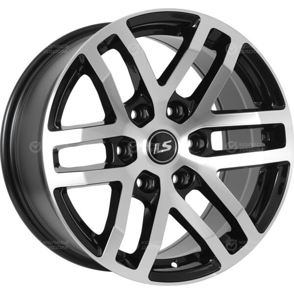 Колесный диск LS LS 1279 9xR20 6x139.7 ET25 DIA106.1 черный полностью полированный