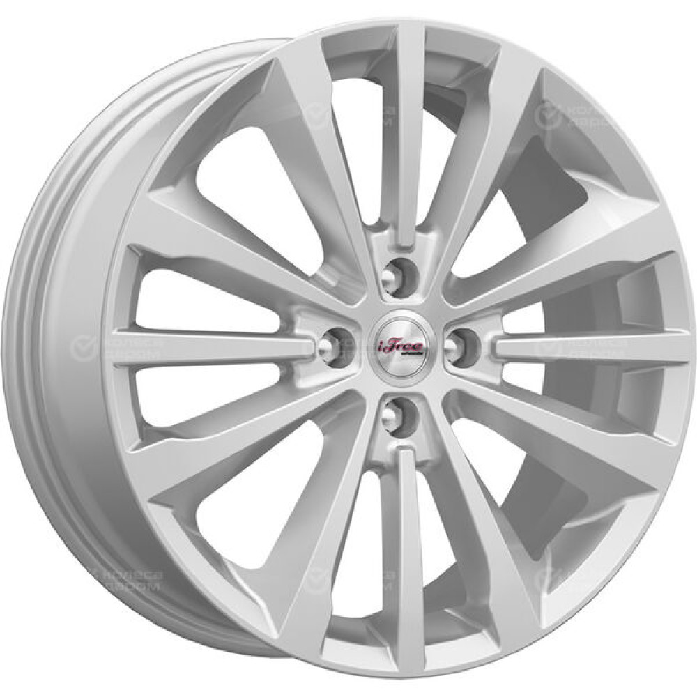 Колесный диск iFree Андерсен 7xR17 4x100 ET37 DIA67.1 серебристый