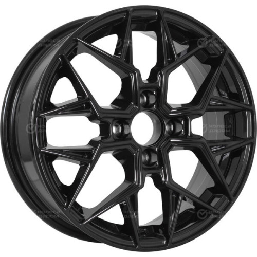Колесный диск VENTI 1520 6xR15 4x100 ET35 DIA60.1 черный глянцевый