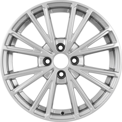 Колесный диск КиК Меандр 6xR15 4x100 ET35 DIA67.1 (уценка) глянцевый серебристый