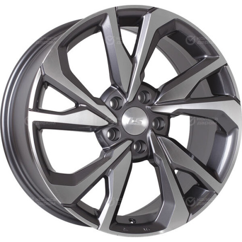 Колесный диск LS LS 920 7.5xR17 5x114.3 ET45 DIA73.1 насыщенный темно-серый полностью полированный