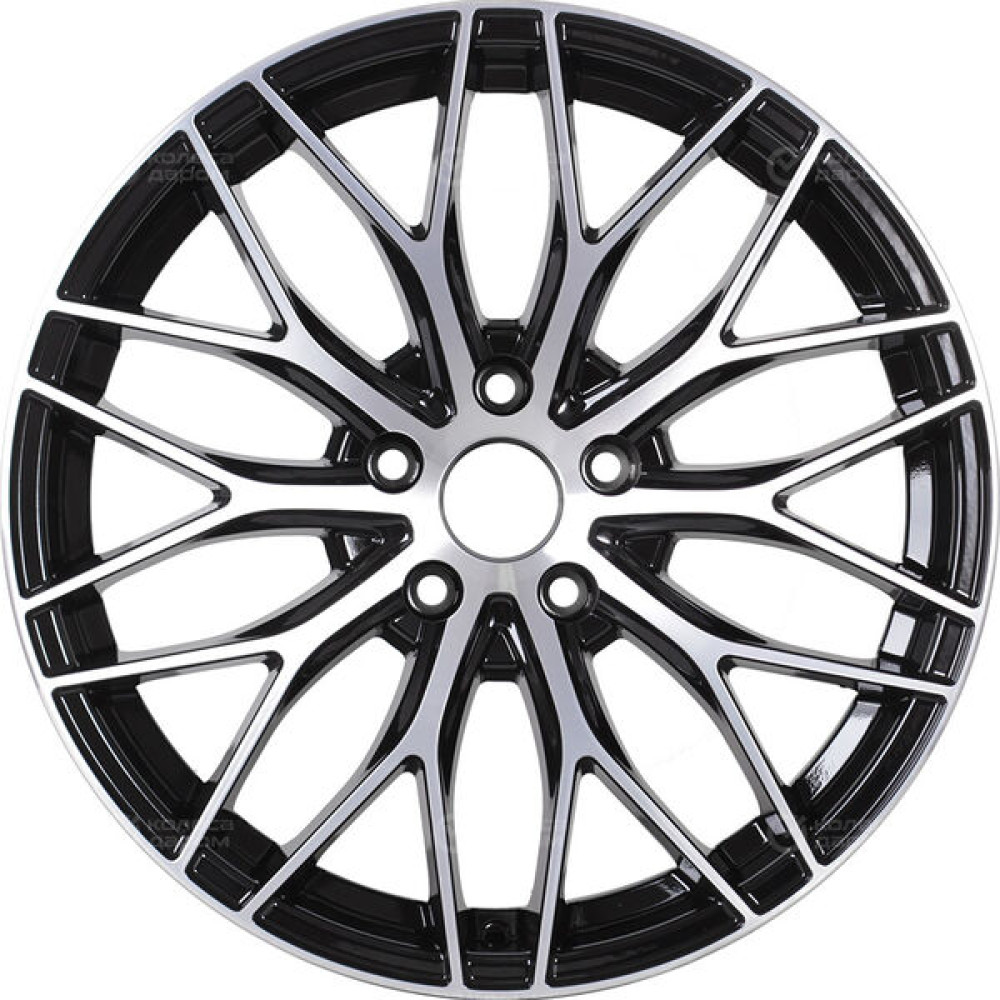 Колесный диск NEO 940 7.5xR19 5x108 ET36 DIA65.1 глянцевый черный с полированной лицевой частью