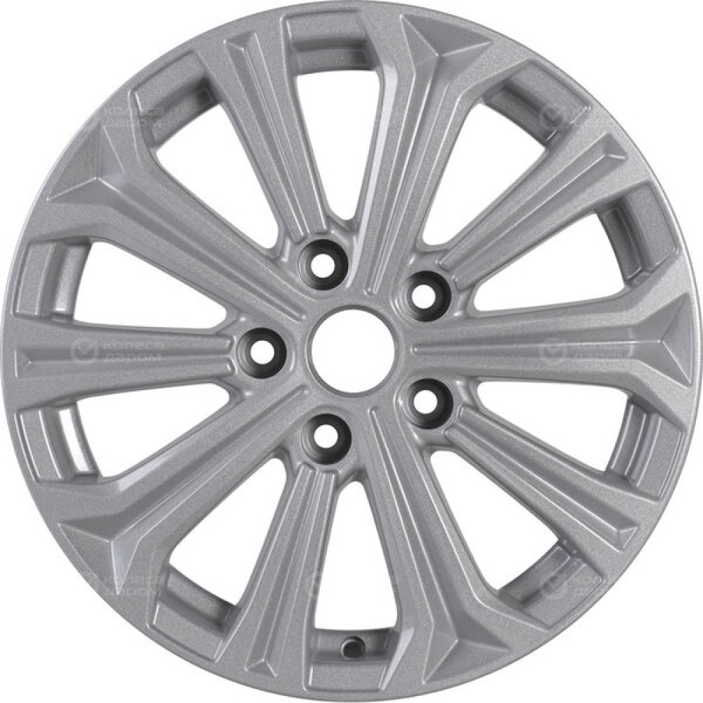 Колесный диск Carwel Кудро 1610 6.5xR16 5x112 ET50 DIA57.1 серебристый