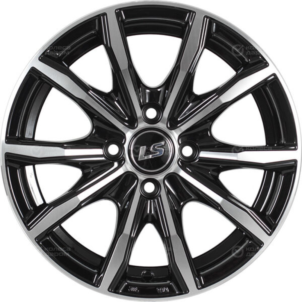 Колесный диск LS LS 786 6xR16 4x100 ET52 DIA54.1 черный полностью полированный