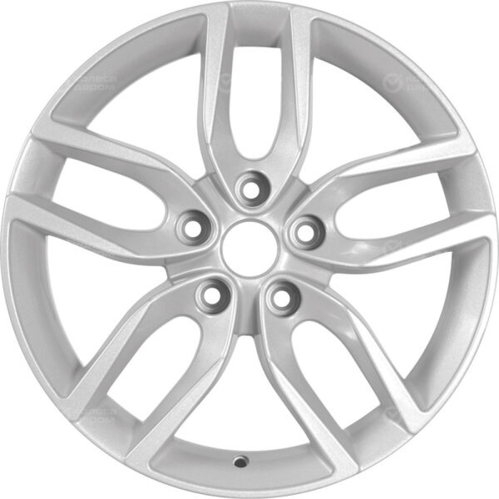 Колесный диск KHOMEN KHW1708 (Geely Coolray) 6.5xR17 5x114.3 ET45 DIA54.1 серебристый
