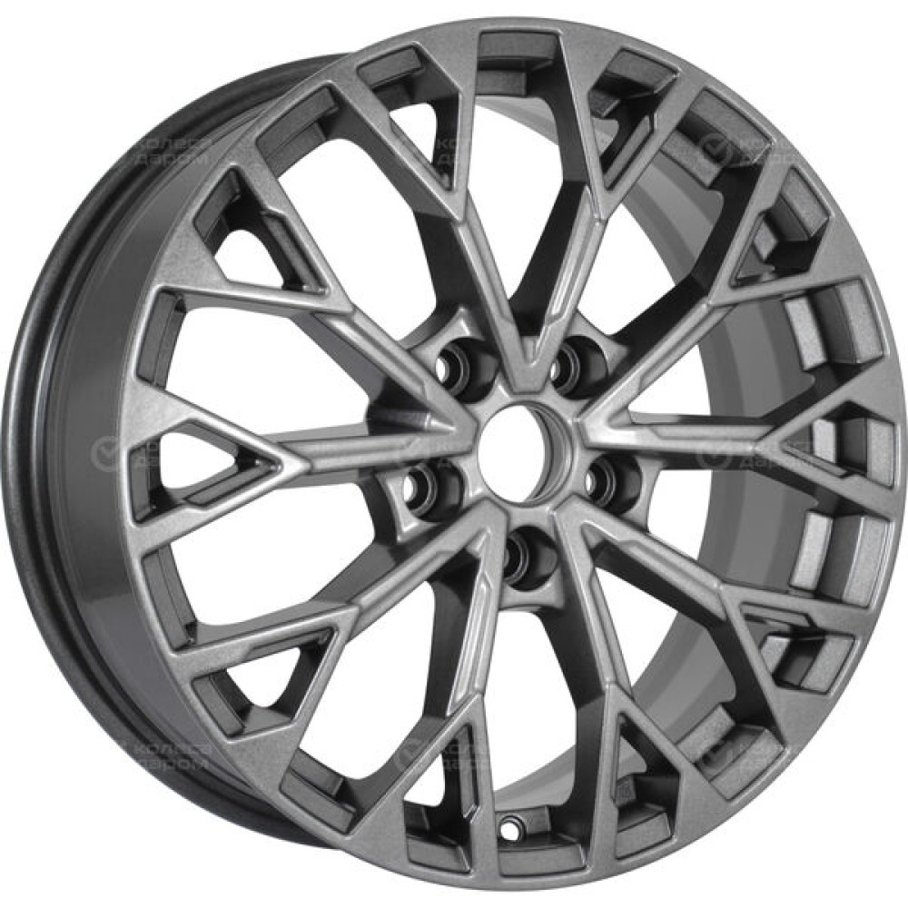 Колесный диск KHOMEN KHW1718 (Tiggo 4/4 Pro/7 Pro/Exeed LX/Omoda C5) 7xR17 5x108 ET33 DIA60.1 насыщенный темно-серый