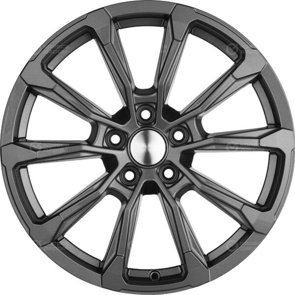 Колесный диск Carwel Ишим 1808 7.5xR18 5x114.3 ET50 DIA67.1 серебристый металлик