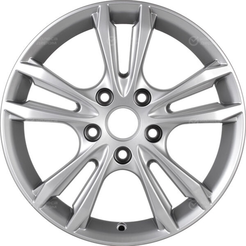 Колесный диск КиК Samara 6xR16 5x114.3 ET45 DIA67.1 насыщенный темно-серебристый цвет