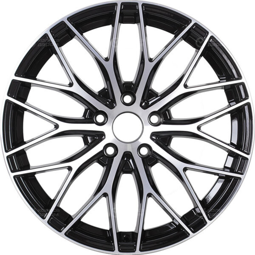 Колесный диск NEO 840 8xR18 5x108 ET45 DIA63.4 глянцевый черный с полированной лицевой частью