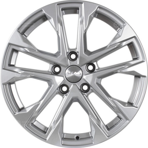 Колесный диск СКАД АТАКОР 7xR17 5x114.3 ET35 DIA67.1 серебристый