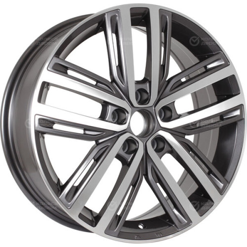 Колесный диск Replay VV227 7xR18 5x112 ET43 DIA57.1 насыщенный темно-серый полностью полированный