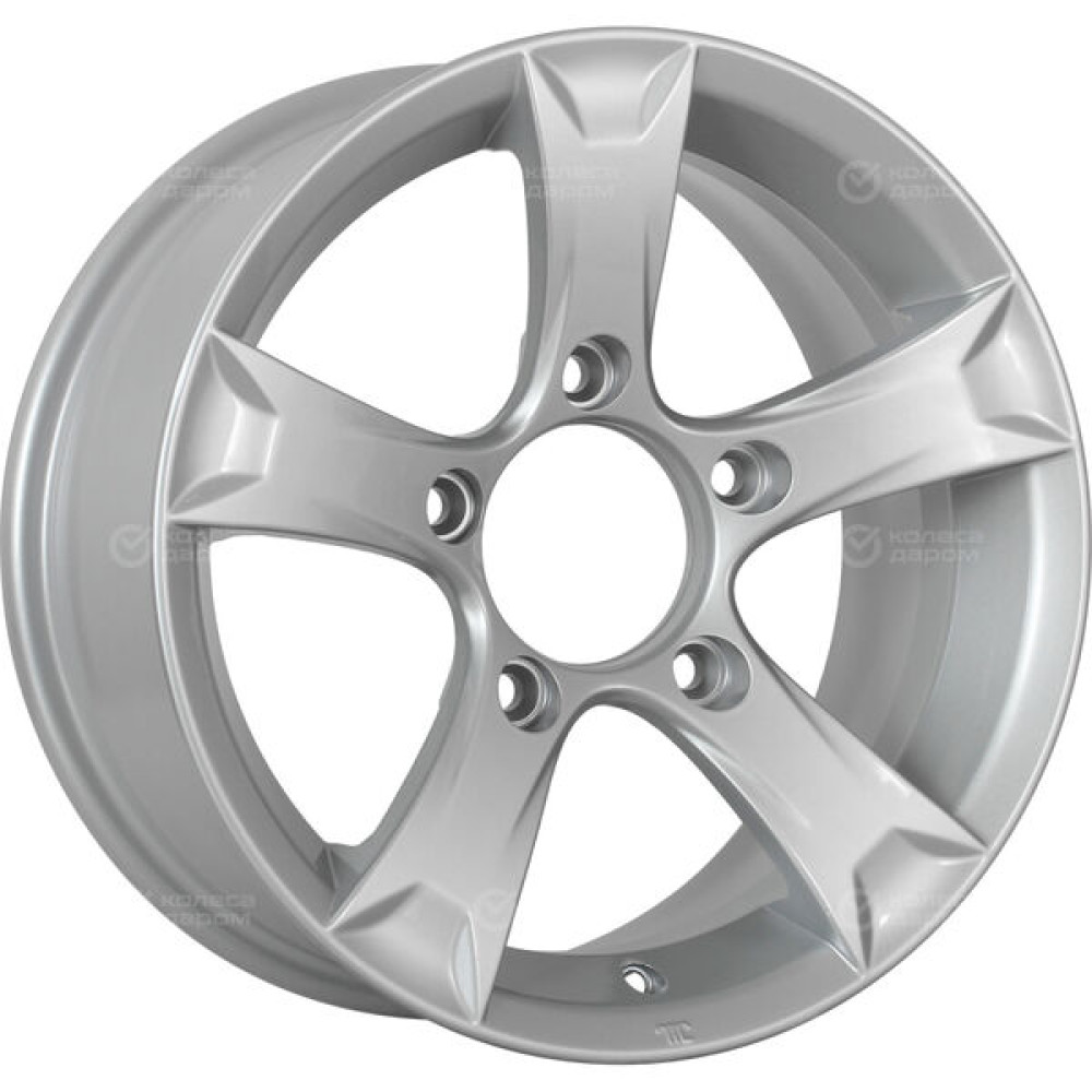 Колесный диск КиК Триал 6.5xR15 5x139.7 ET30 DIA98 серебристый