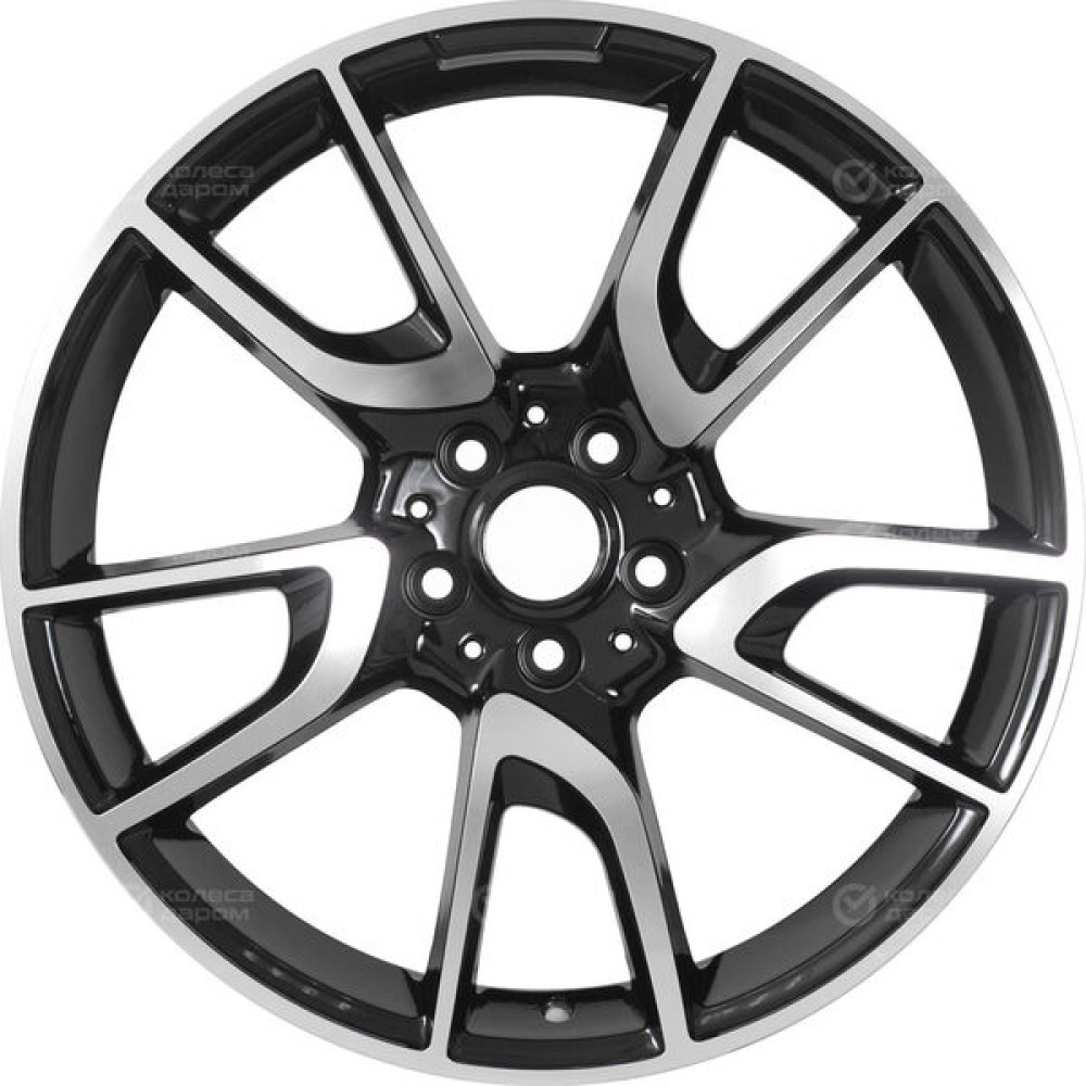 Колесный диск Replay MR256 8xR19 5x112 ET38 DIA66.6 черный полностью полированный