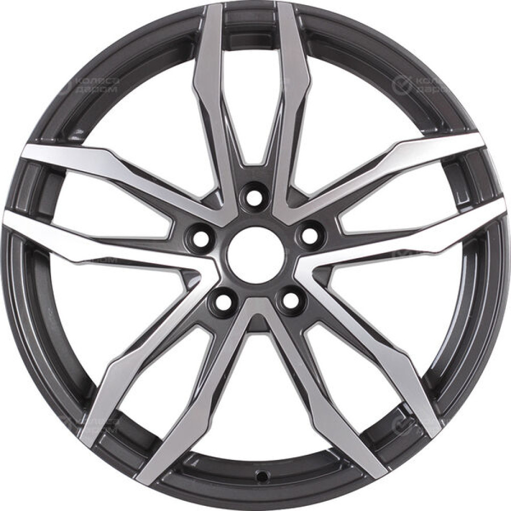 Колесный диск Replay GS45 8xR18 5x114.3 ET39 DIA67.1 насыщенный серый полностью полированный