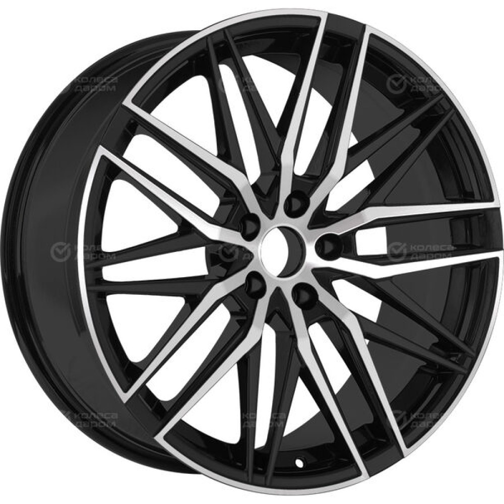 Колесный диск Replay B308 8.5xR20 5x112 ET27 DIA66.6 черный матовый полностью полированный