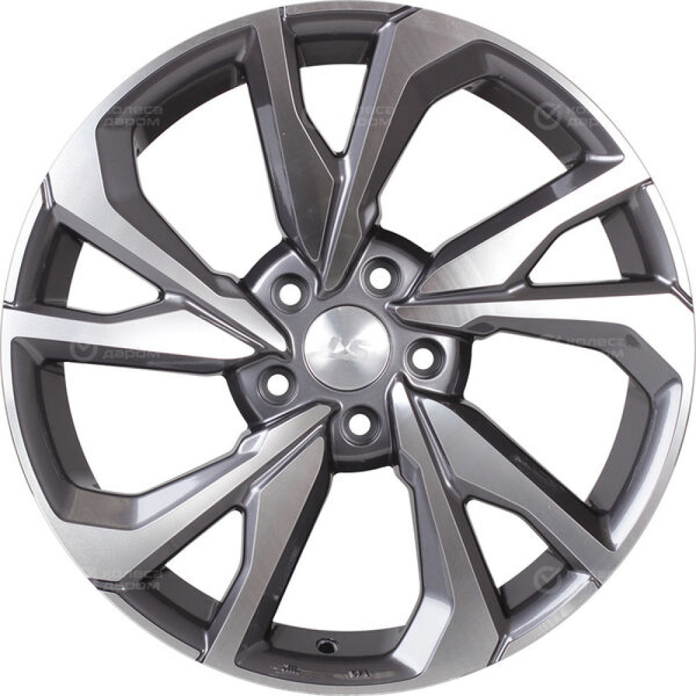 Колесный диск LS LS 920 7.5xR17 5x114.3 ET45 DIA73.1 насыщенный темно-серый полностью полированный