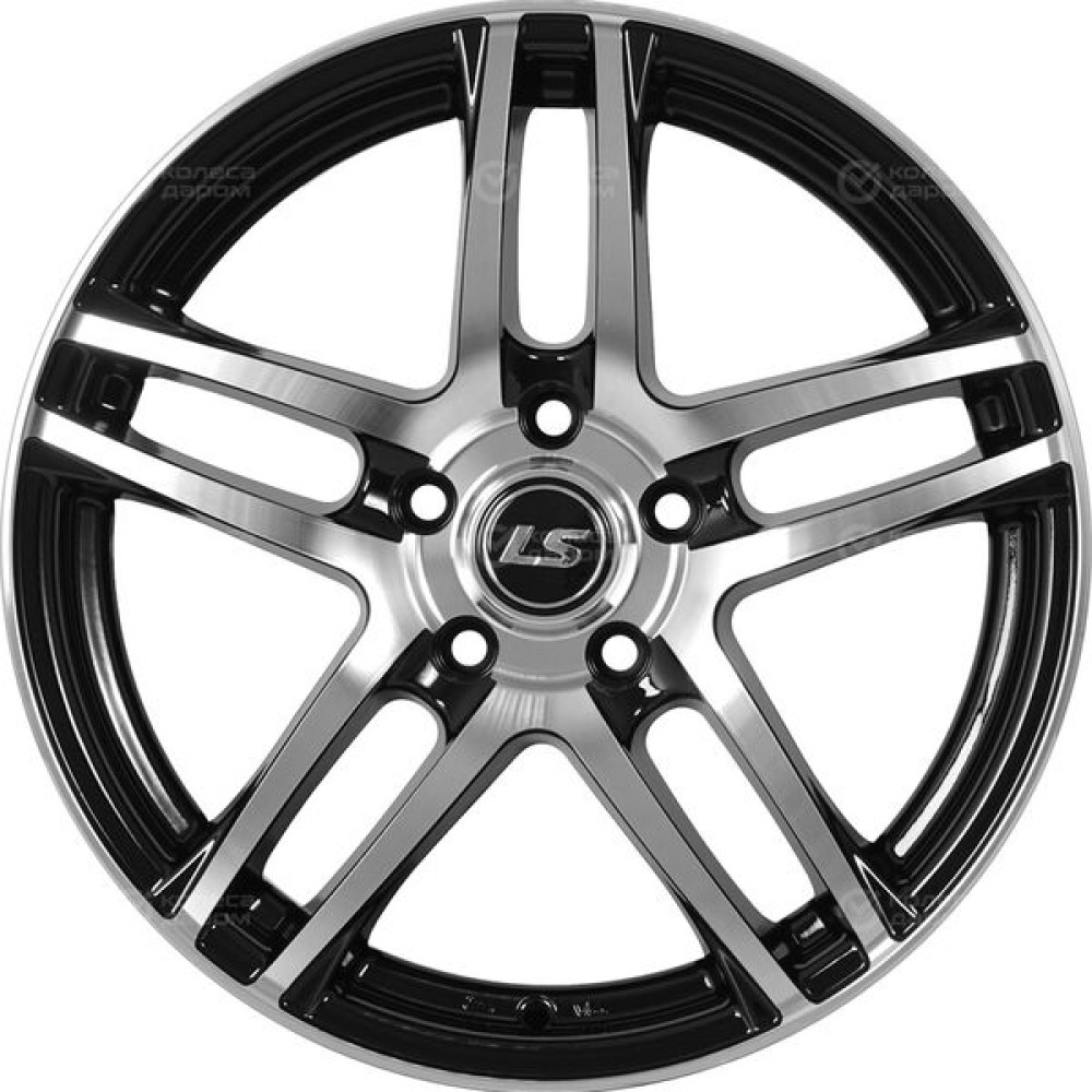 Колесный диск LS LS 285 7xR16 4x100 ET40 DIA73.1 черный полностью полированный