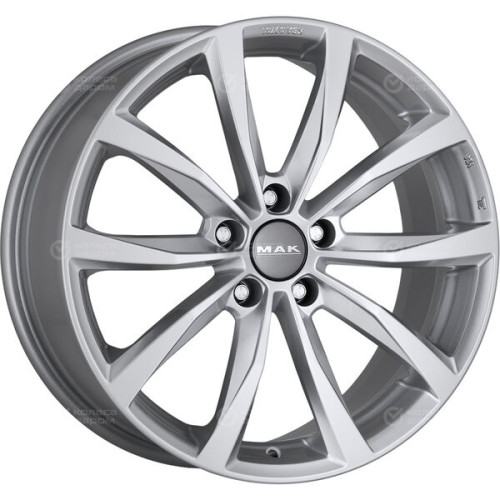Колесный диск MAK WOLF 8xR20 5x108 ET45 DIA63.4 серебристый