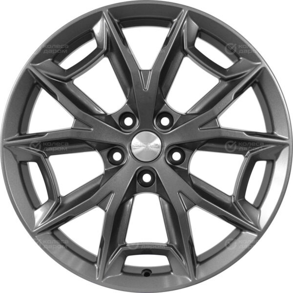 Колесный диск СКАД ПАРКЕР 7.5xR19 5x108 ET42 DIA65.1 темно-серый цвет с перламутровыми оттенками