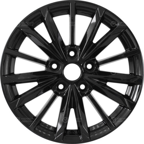 Колесный диск KHOMEN KHW1611 (ZV 16_Sonata) 6.5xR16 5x114.3 ET43 DIA67.1 черный глянцевый