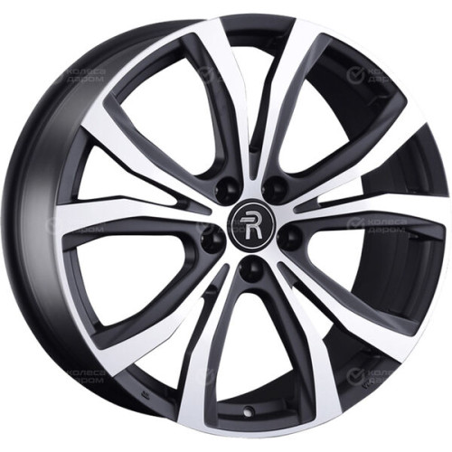 Колесный диск Replay B254 8xR20 5x112 ET27 DIA66.6 черный матовый полностью полированный