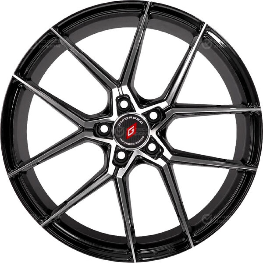 Колесный диск INFORGED IFG39 7.5xR17 5x114.3 ET42 DIA67.1 чёрный глянцевый полностью полированный