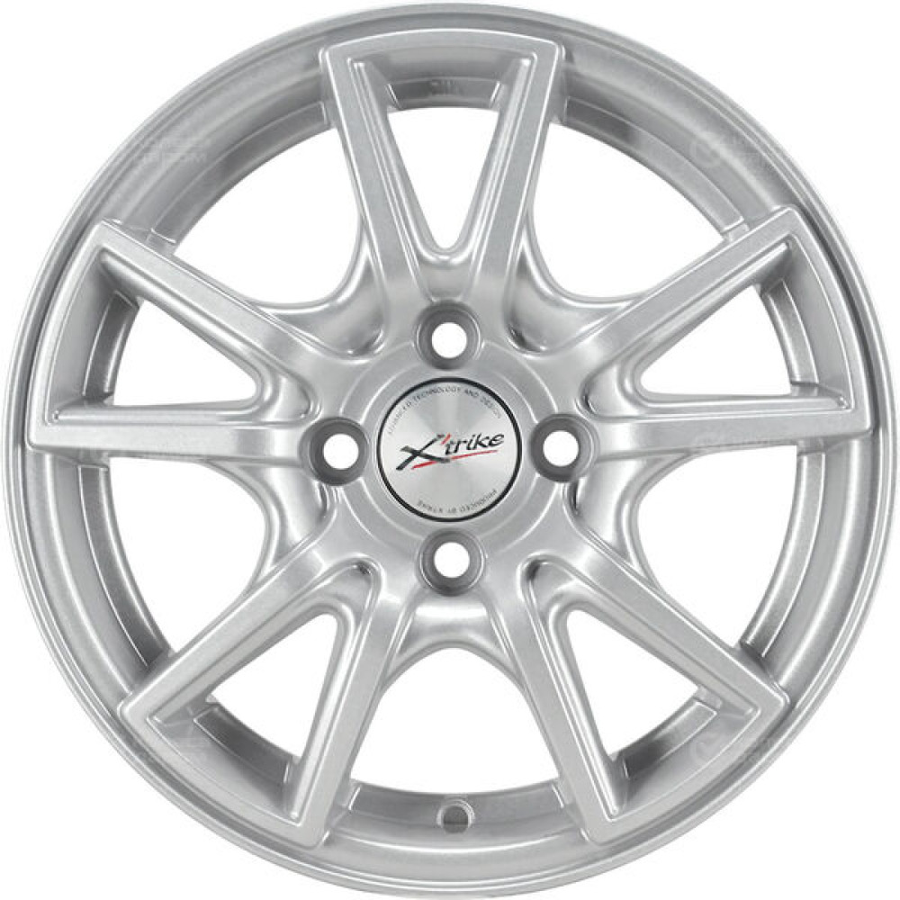 Колесный диск X-trike X104 6xR14 4x114.3 ET38 DIA67.1 серебристый