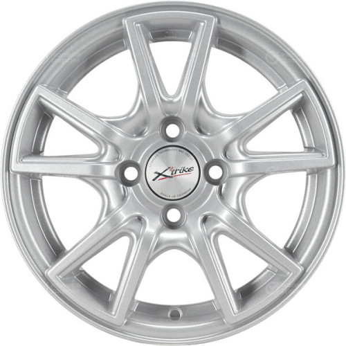 Колесный диск X-trike X104 6xR14 4x114.3 ET38 DIA67.1 серебристый