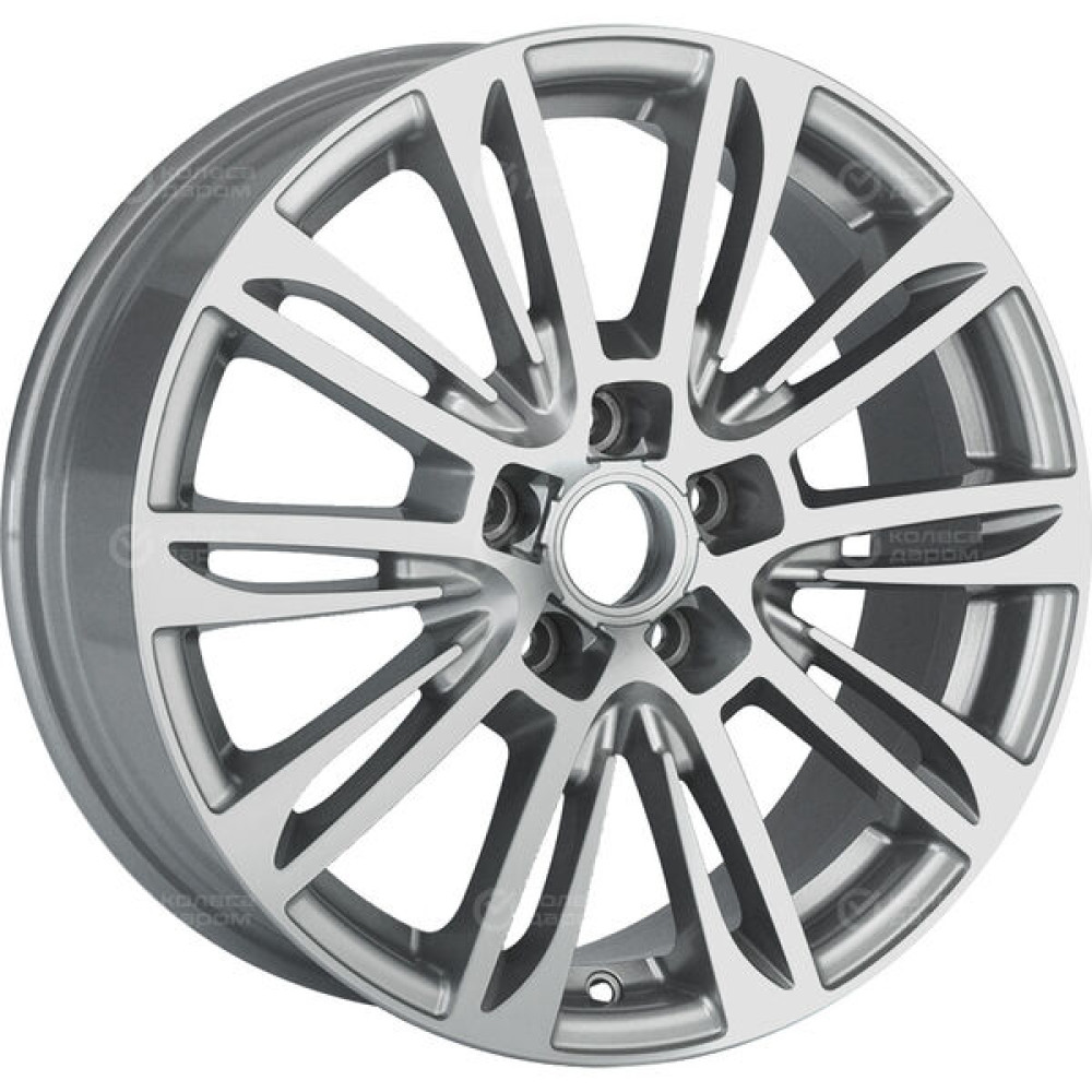 Колесный диск Replay A49 9xR20 5x112 ET45 DIA66.6 серебристый, с полированной лицевой поверхностью