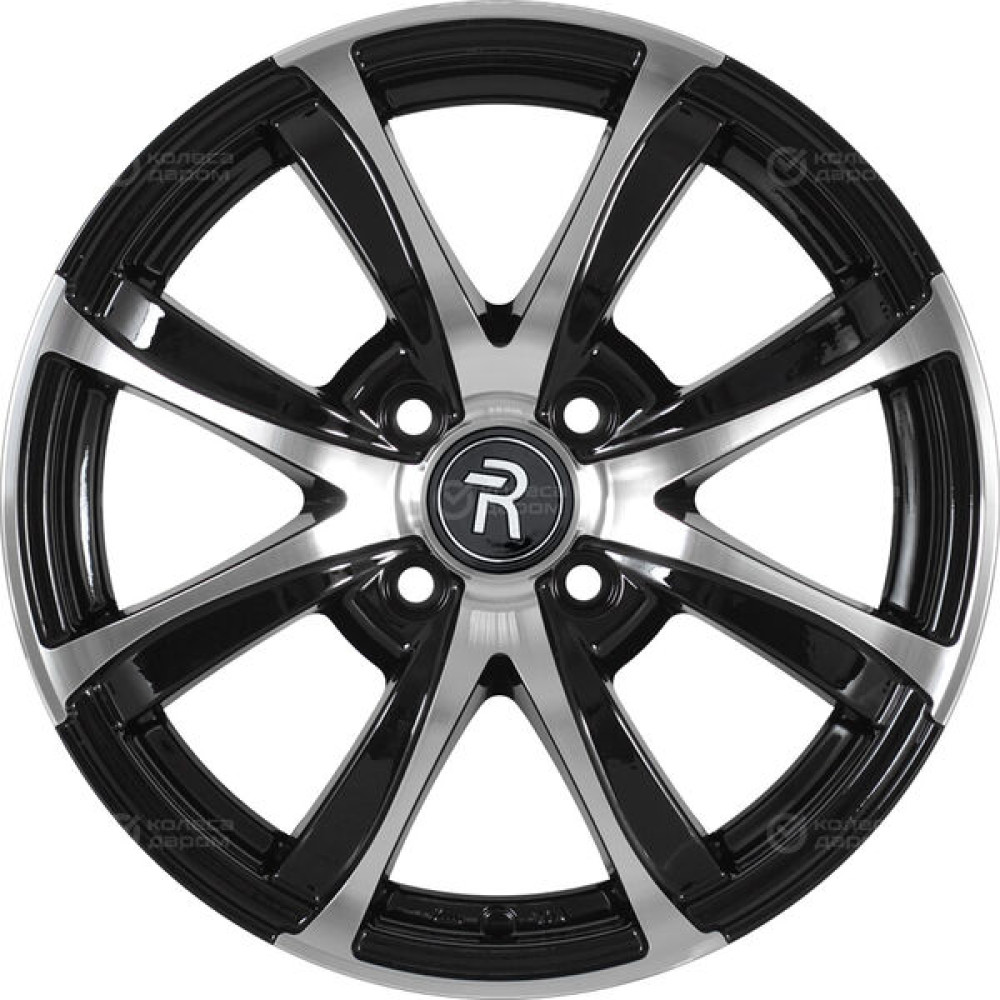 Колесный диск Replay HND203 6xR15 4x100 ET48 DIA54.1 черный полностью полированный