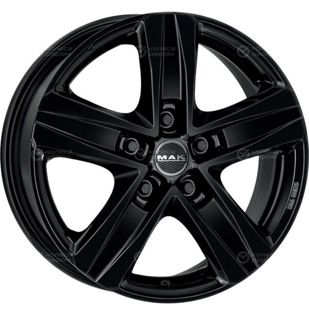 Колесный диск MAK STONE5 7.5xR18 5x108 ET45 DIA63.4 черный глянцевый