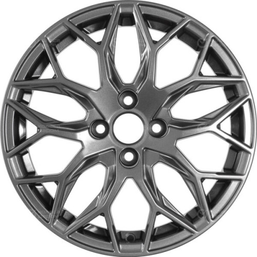 Колесный диск СКАД Фабиан 6xR16 4x100 ET37 DIA60.1 темно-серый цвет с перламутровыми оттенками