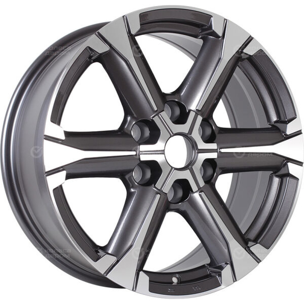 Колесный диск Replay CHG28 7.5xR18 6x139.7 ET30 DIA106.1 насыщенный темно-серый полностью полированный