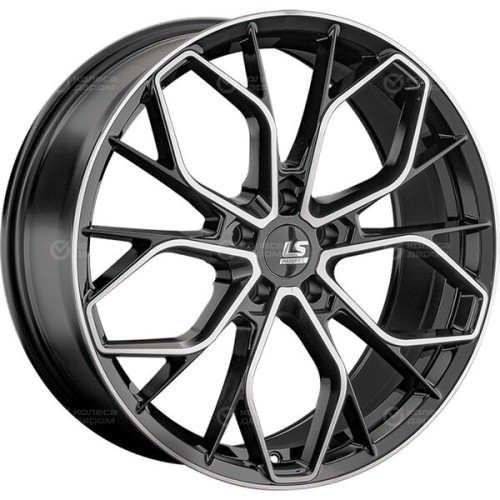 Колесный диск LS FlowForming LS RC71 8.5xR20 5x114.3 ET45 DIA67.1 черный полностью полированный