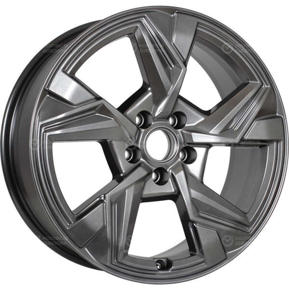 Колесный диск КиК Кайан 7.5xR18 5x108 ET33 DIA67.1 темно-серебристый