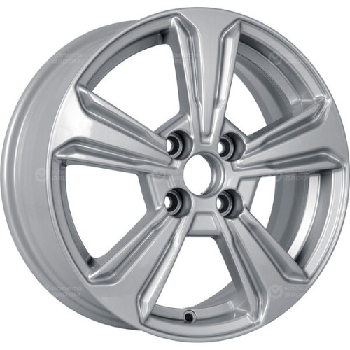 Колесный диск Carwel Сириус 111 6xR15 4x100 ET48 DIA54.1 серебристый металлик