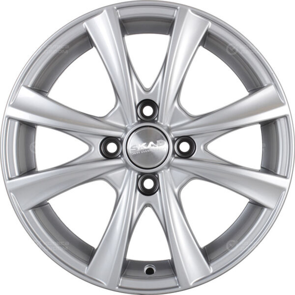 Колесный диск СКАД Мальта 5.5xR14 4x100 ET43 DIA60.1 серебристый